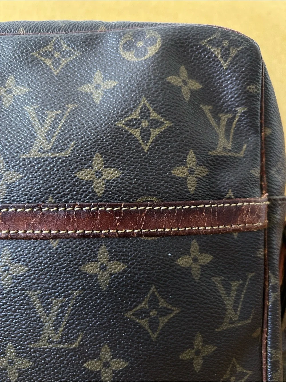Louis Vuitton Vintage Monogram Danube MM Crossbody Bag (w/ COA)